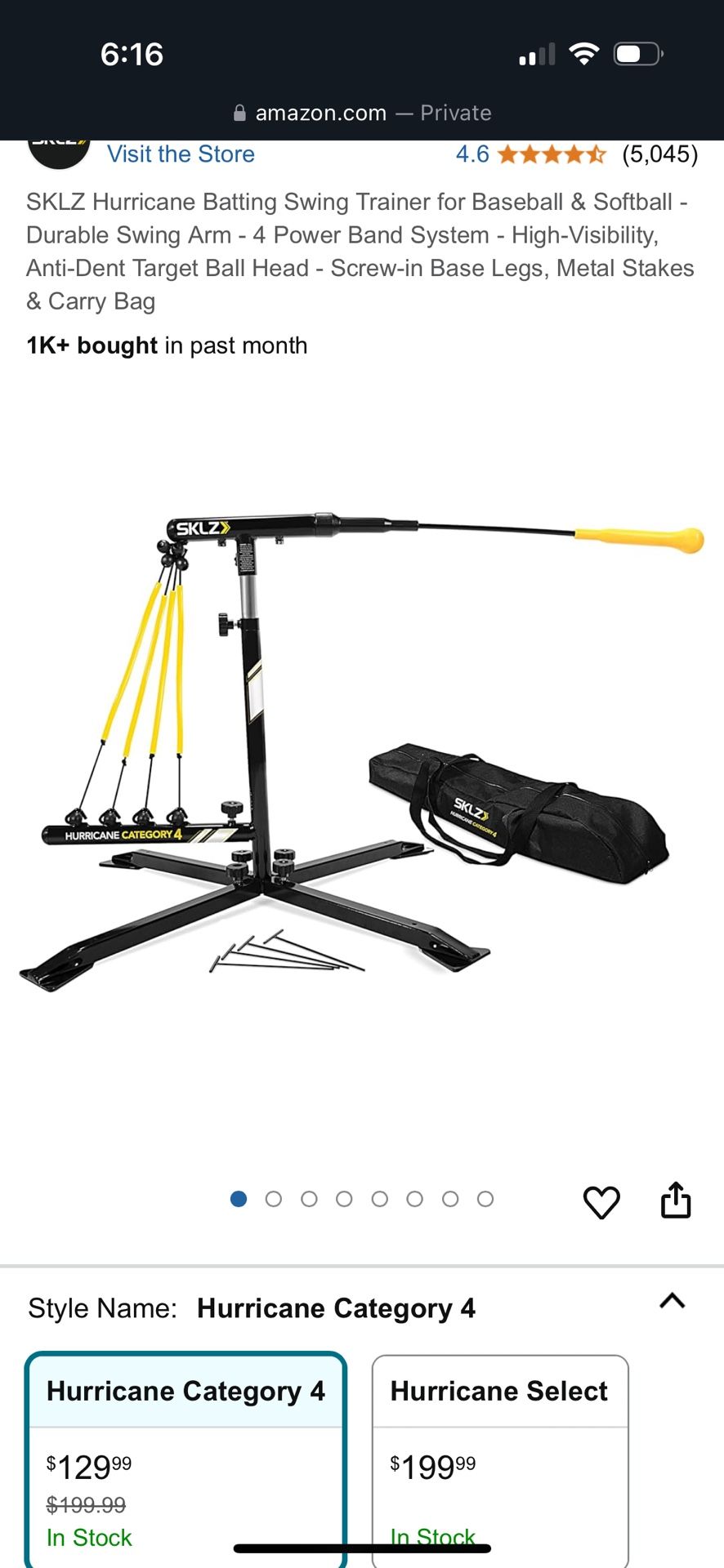 SKLZ Hurricane Batting Swing Trainer -