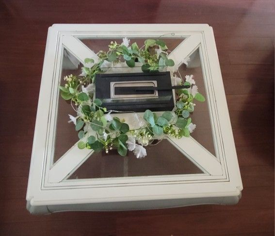 Gray & White Coffee Table