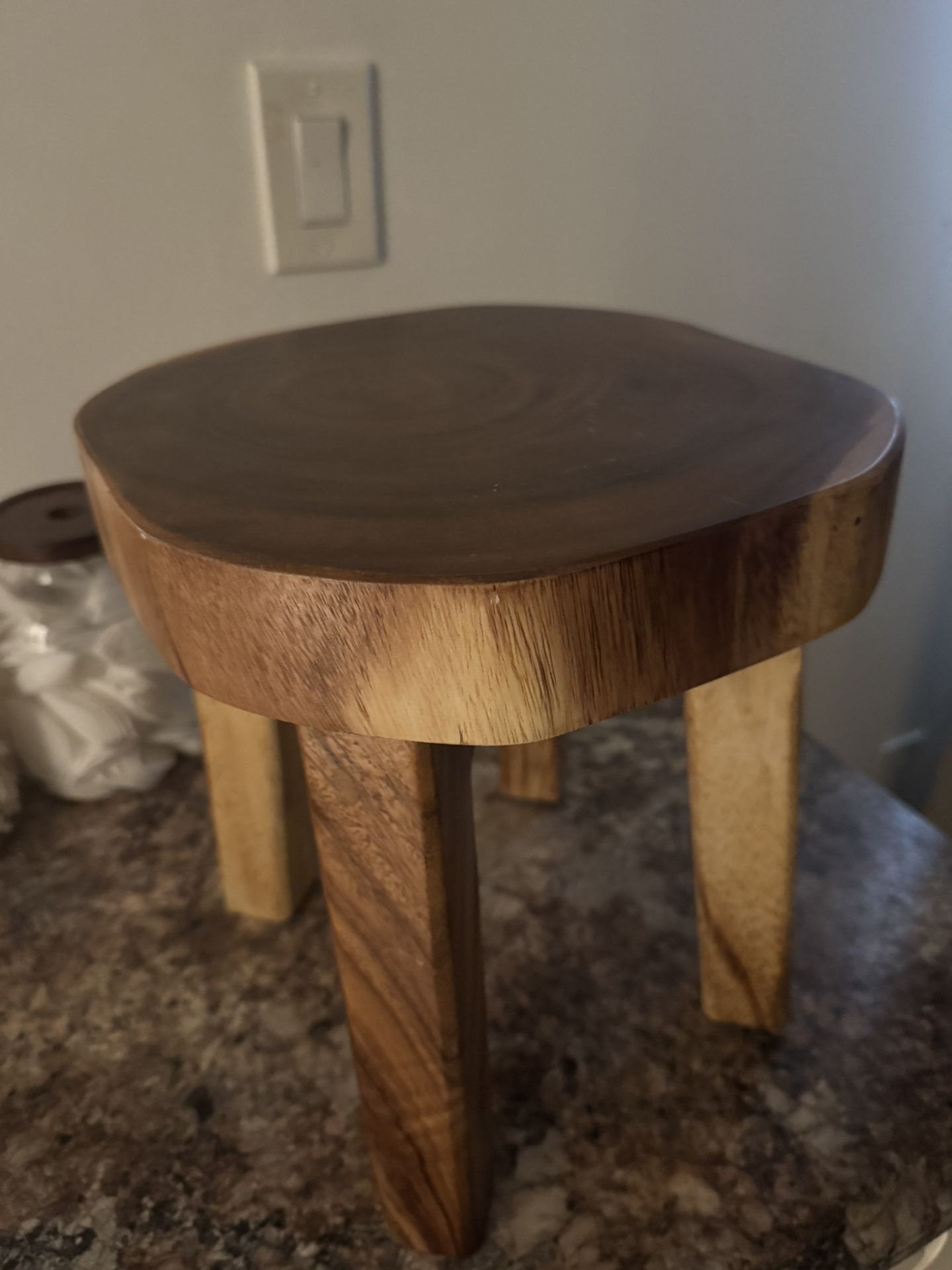 Mini Wood End Table