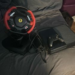 Xbox One With Racing Wheel 