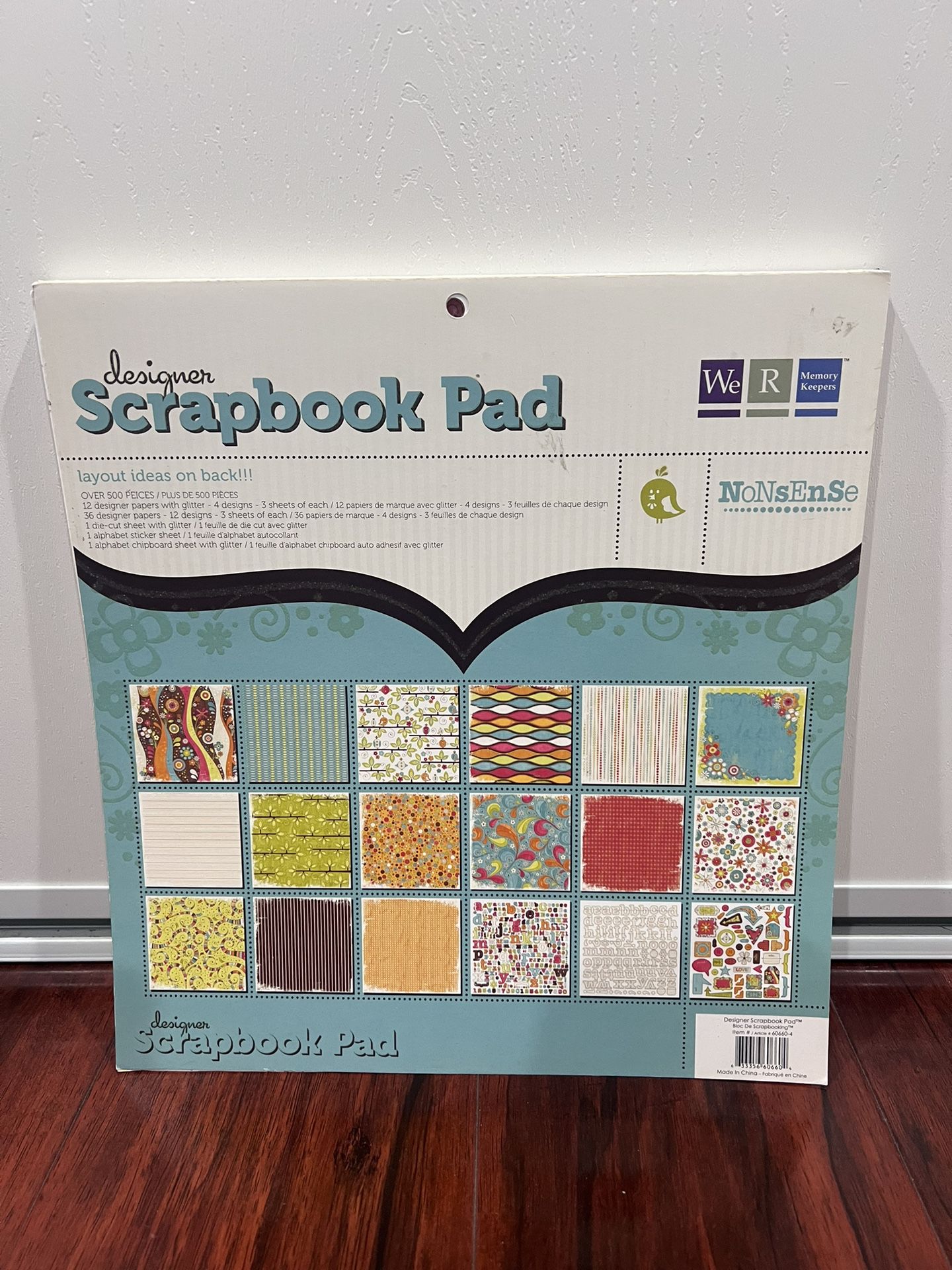 48 Designer Pages Pad By We R Memory Keepers With Stickers