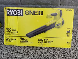 BLOWER RYOBI 18V BATTERY AND CHARGER INCLUDED