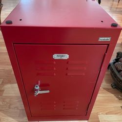Red Metal Locker
