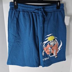 Mens Small (28-30) Naruto Jogger Shorts 