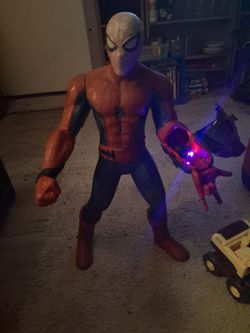 Tall spiderman action figure