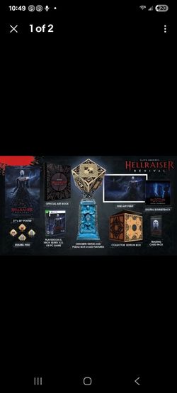 Clive Barker's Hellraiser Revival Collectors Edition PS5 Factory Sealed
