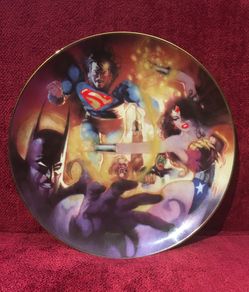 Justice League of America Limited Edition Collector’s Plate - Number 1,003/2,500