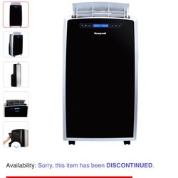 Honeywell MM14CHCS Portable Air Conditioner, 14,000 BTU Cooling & Heating (Black-Silver)