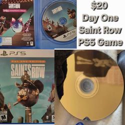 Day One Saint Rown PS5 Game