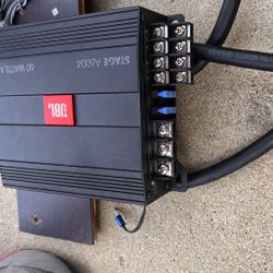 JBL Class D Amplifier And Under Spare Tire Stealth Subwoofer In Excellent Condition.