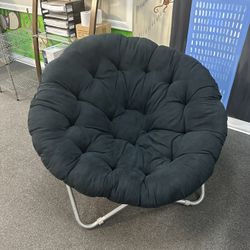 Hang around Papasan Faux Suede Chair 