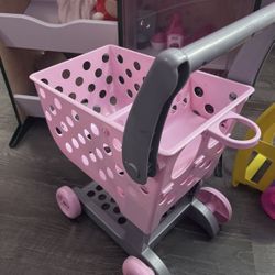 Shopping Pink Cart For Girls 