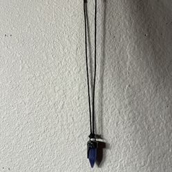 Star Wars Galaxy's Edge Rebel Blue Kyber Crystal Necklace Disneyland