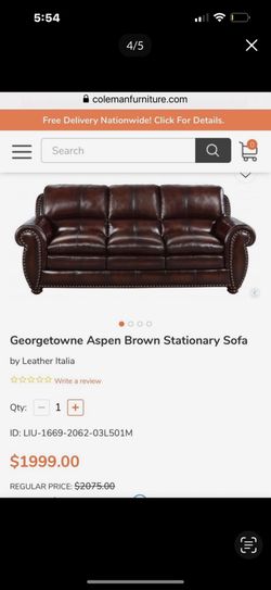 Leather Couches