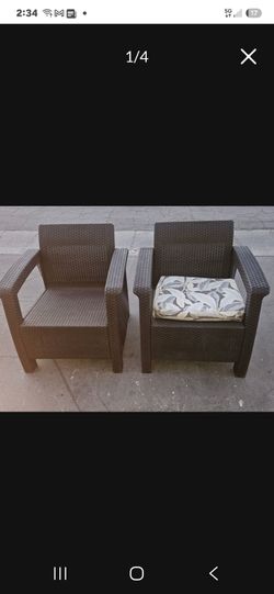 RATTAN ARMCHAIRS
