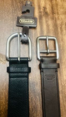2 - COACH MENS BELTS  size 32”