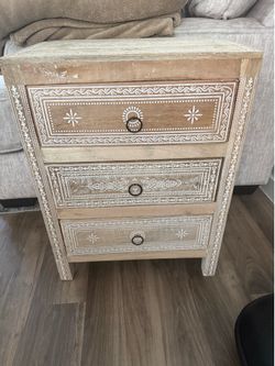 Side table and stool