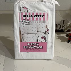 Hello Kitty Pink Bow2 Pack Pillowcase