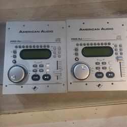 Lot of 3 American Audio Pro DJ CD Players