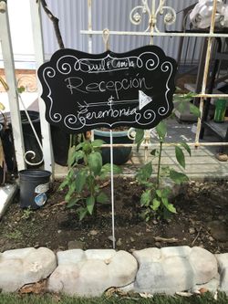Wedding chalkboard