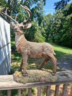 Polyresin Deer Statue