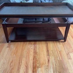 Coffee Table With Raised Top