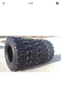 SET of 4 BRAND NEW CARLlSLE TRAC CHEF 14X17.5 Skid steer tires with 14 ply rating - 14-17.5