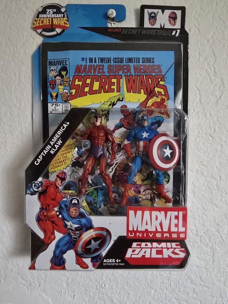 Marvel SUPER HEROES Secret Wars. Captain America And KLAW