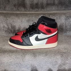 Jordan 1 Bred Toe Size 12.5