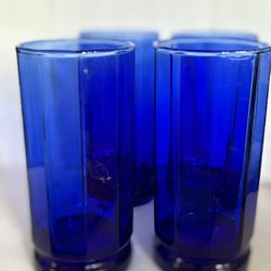 Anchor Hocking Cobalt Tumblers