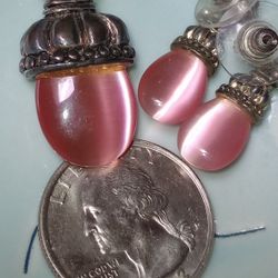 Charm & Pierced Earrings Set