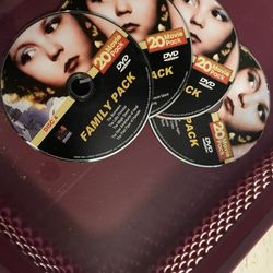 4 DVD’s = 20 Films Shirley Temple Sweetheart