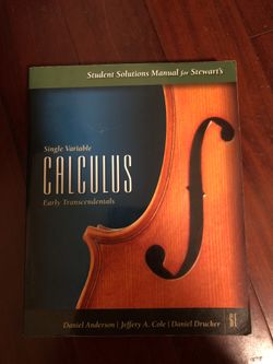 Single Variable Calculus Textbook Solutions