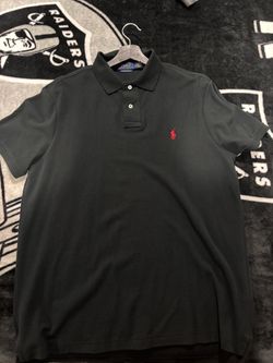 Polo Ralph Lauren Black Polo Shirt size large