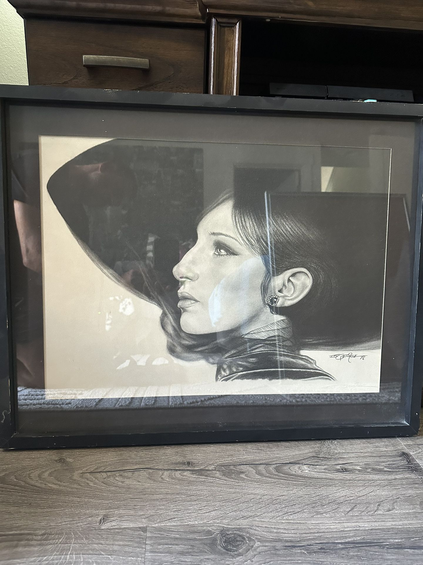Vintage Barbara Streisand portrait print