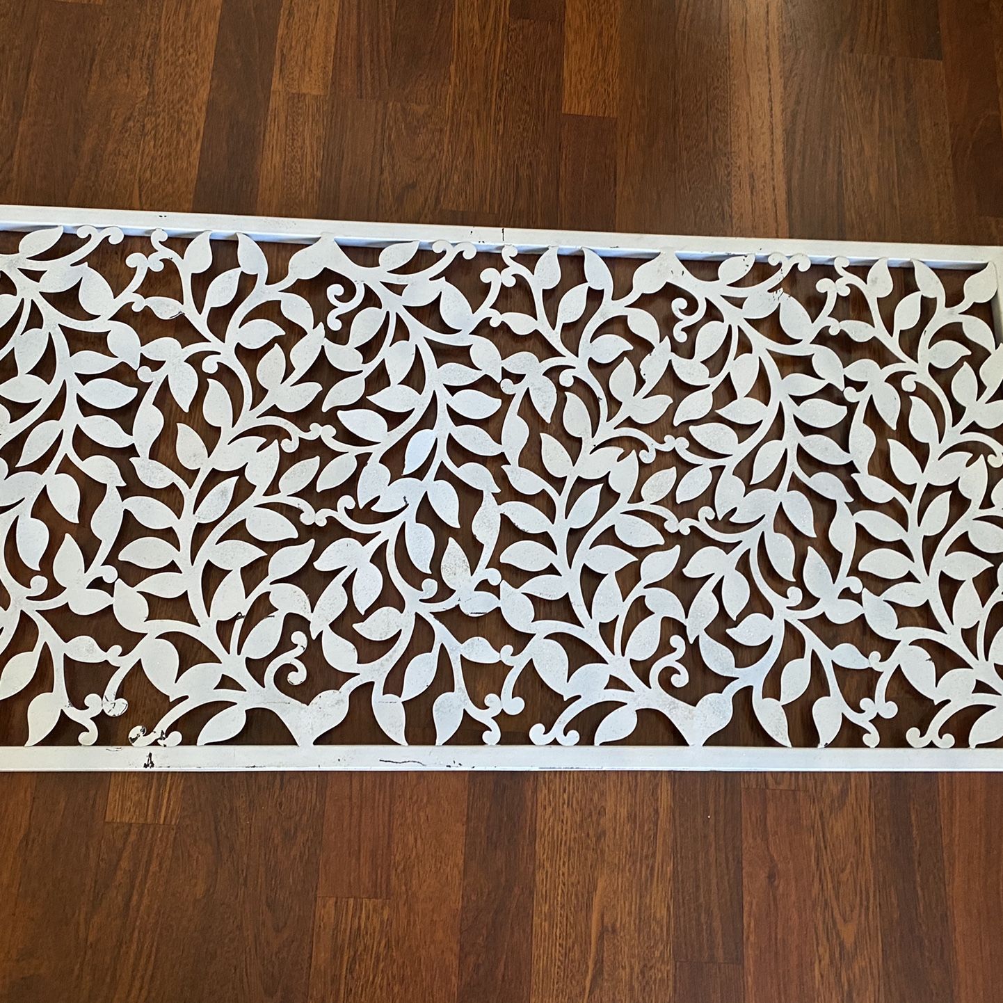 43”x22” white metal wall decor for Sale in Temecula, CA OfferUp