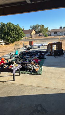 Yard sale now going come down