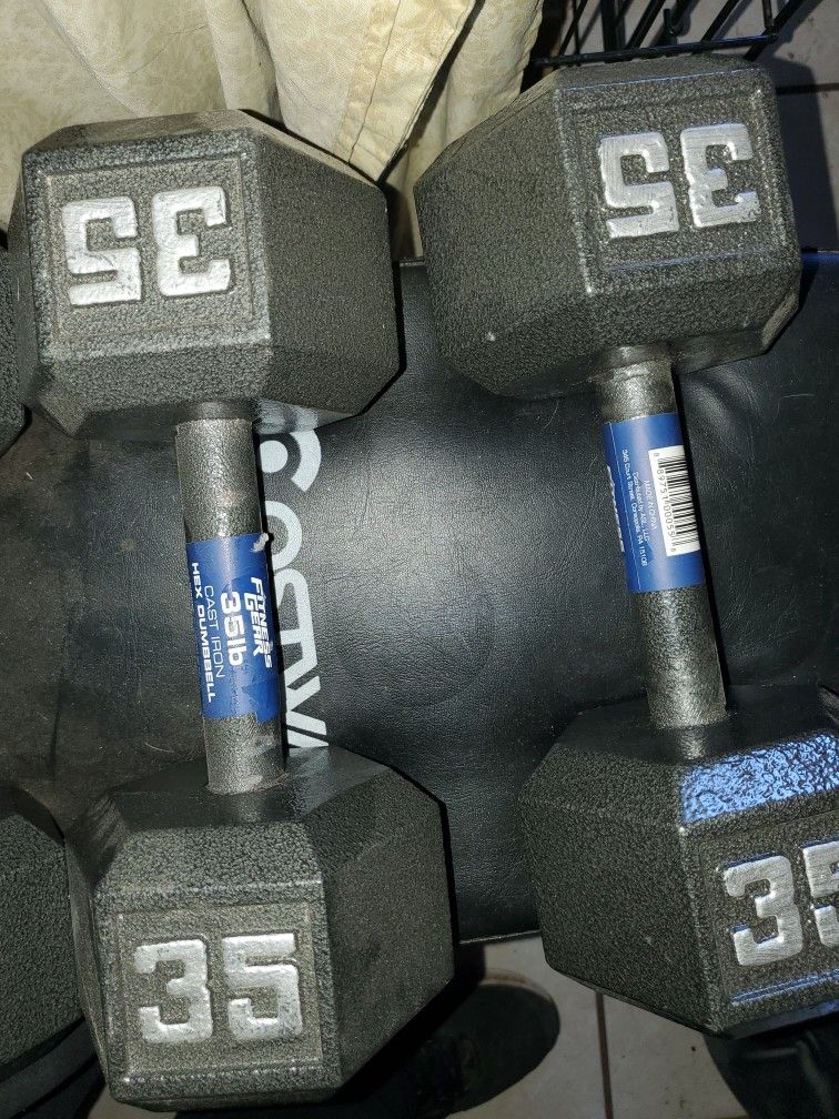 Dumbbells 35lbs 