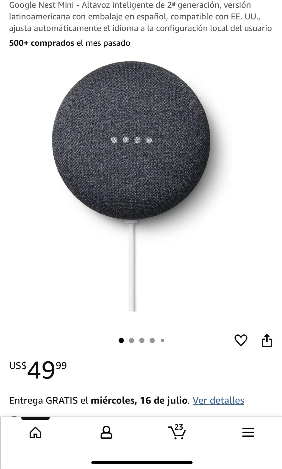 Bocina De google 