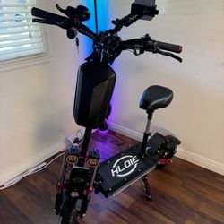Brand New Dual Motor  E- Scooter 50MPH & 55Mile Range