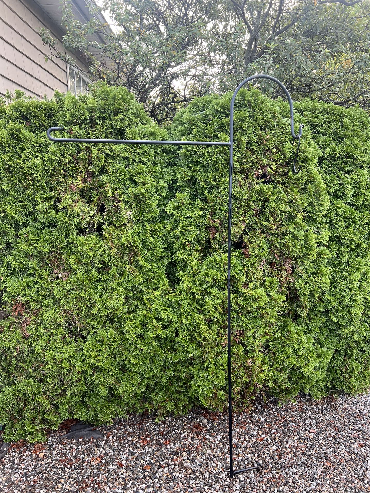 Outdoor Flag Stand with Shepard Hook