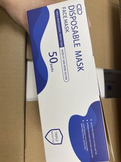 Face masks $5 box of 50
