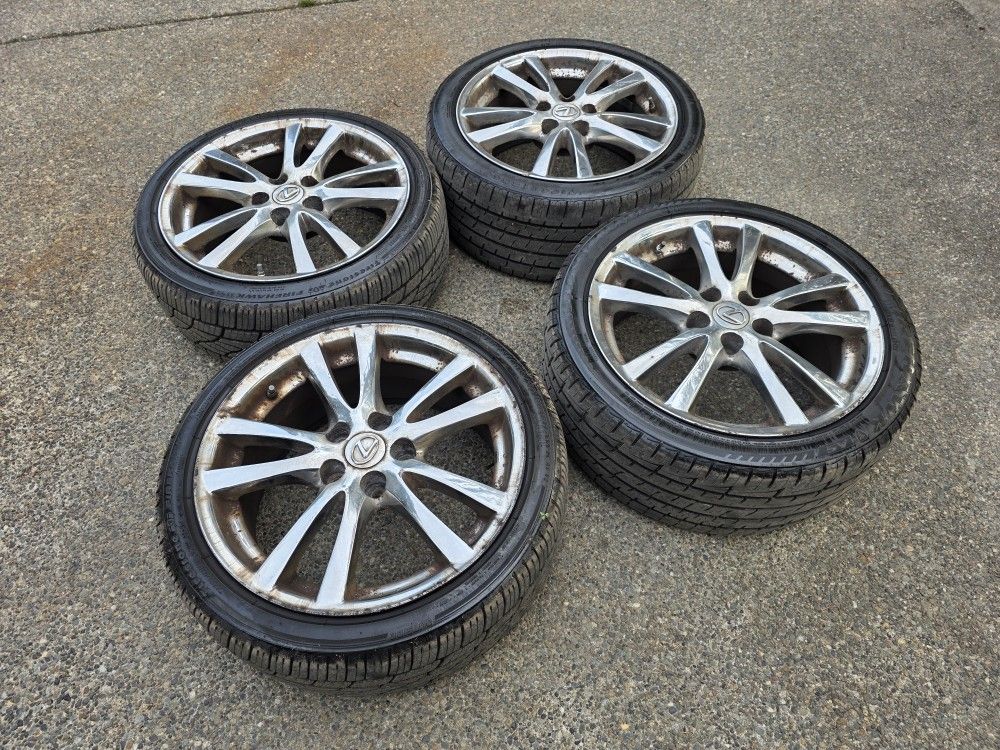 Wheels And Tires For Lexus Toyota And 5 Lug Vehicles 