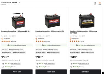 Car batteries
