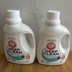 NEW Arm & Hammer Free & Clear Liquid Laundry Detergent Both for $15