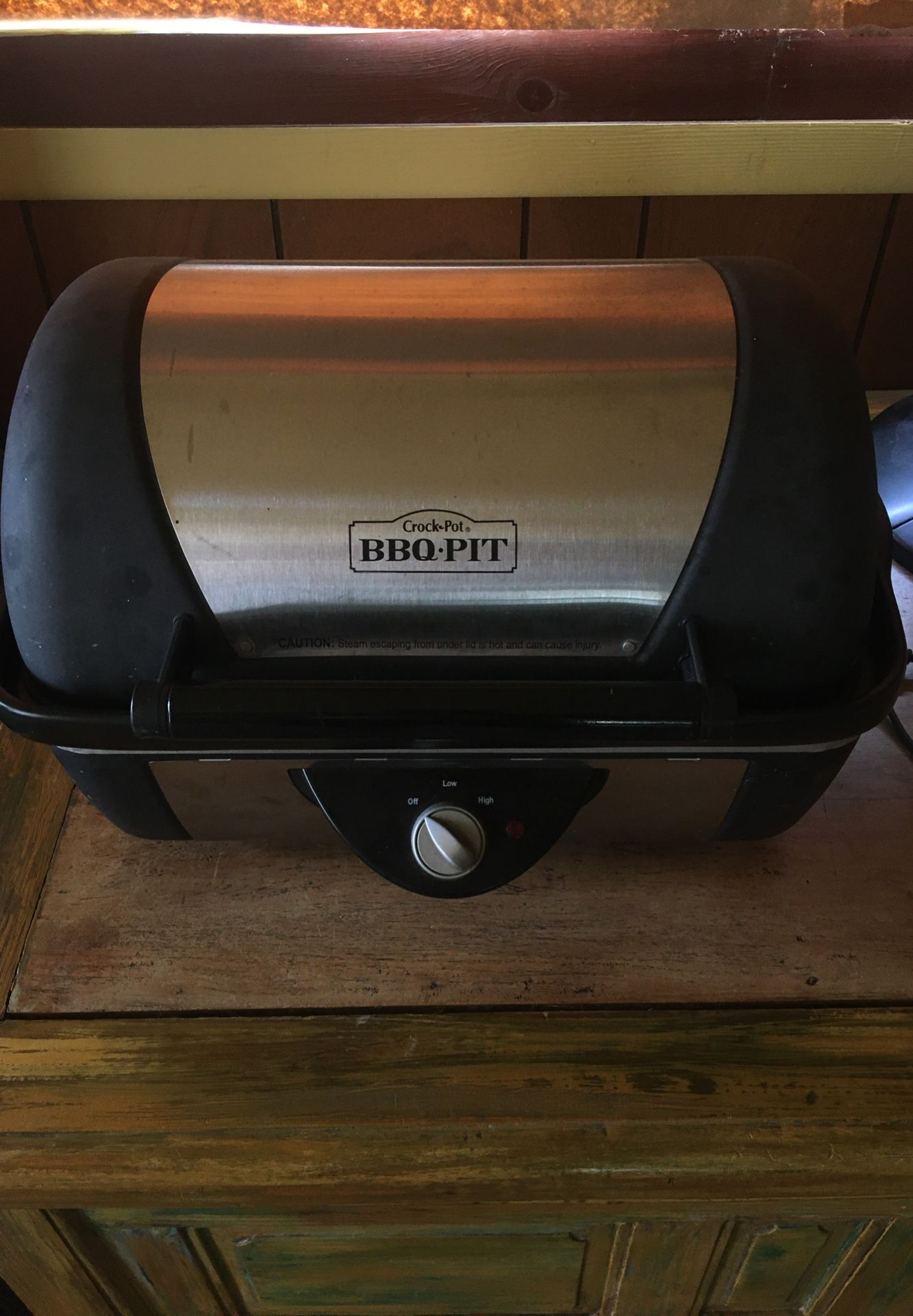 Crock pot bbq pit