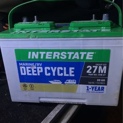 Brand New Interstate Deep Cycle Battery