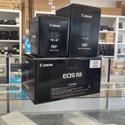 Canon R8 w/ 50mm F1.8 + 85mm F2 Macro (03/15)