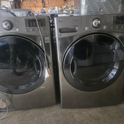 Lg Washer And Dryer Set Electric Lavadora Y Secadora 
