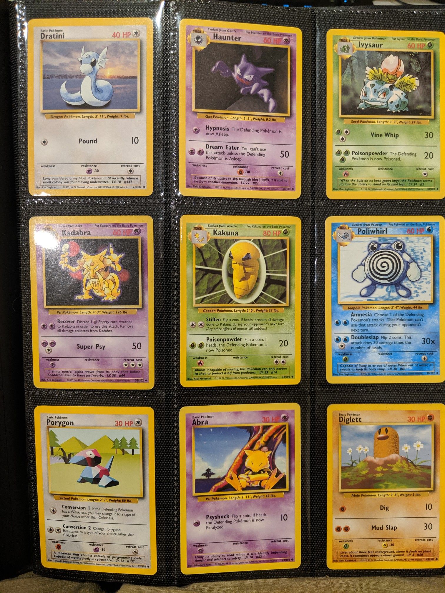 Vintage Pokemon Card Collection